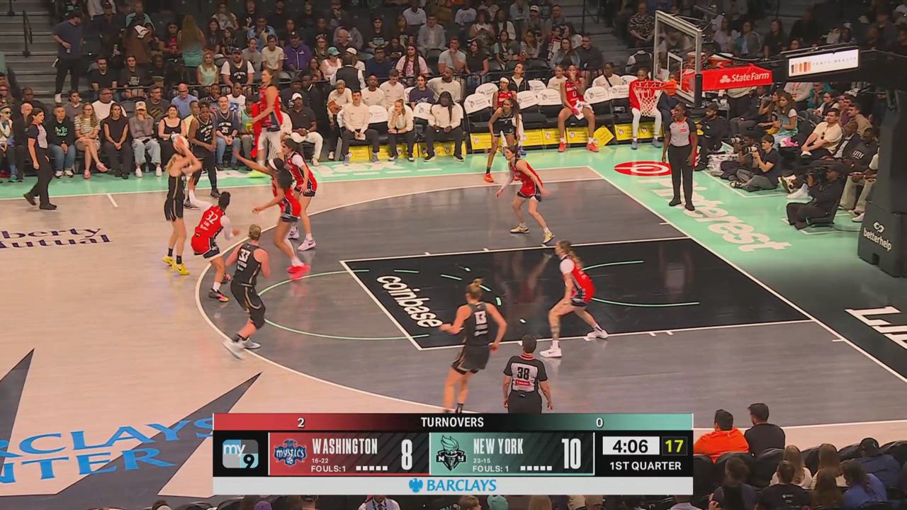 Emma Meesseman with 15 Points vs. Washington Mystics