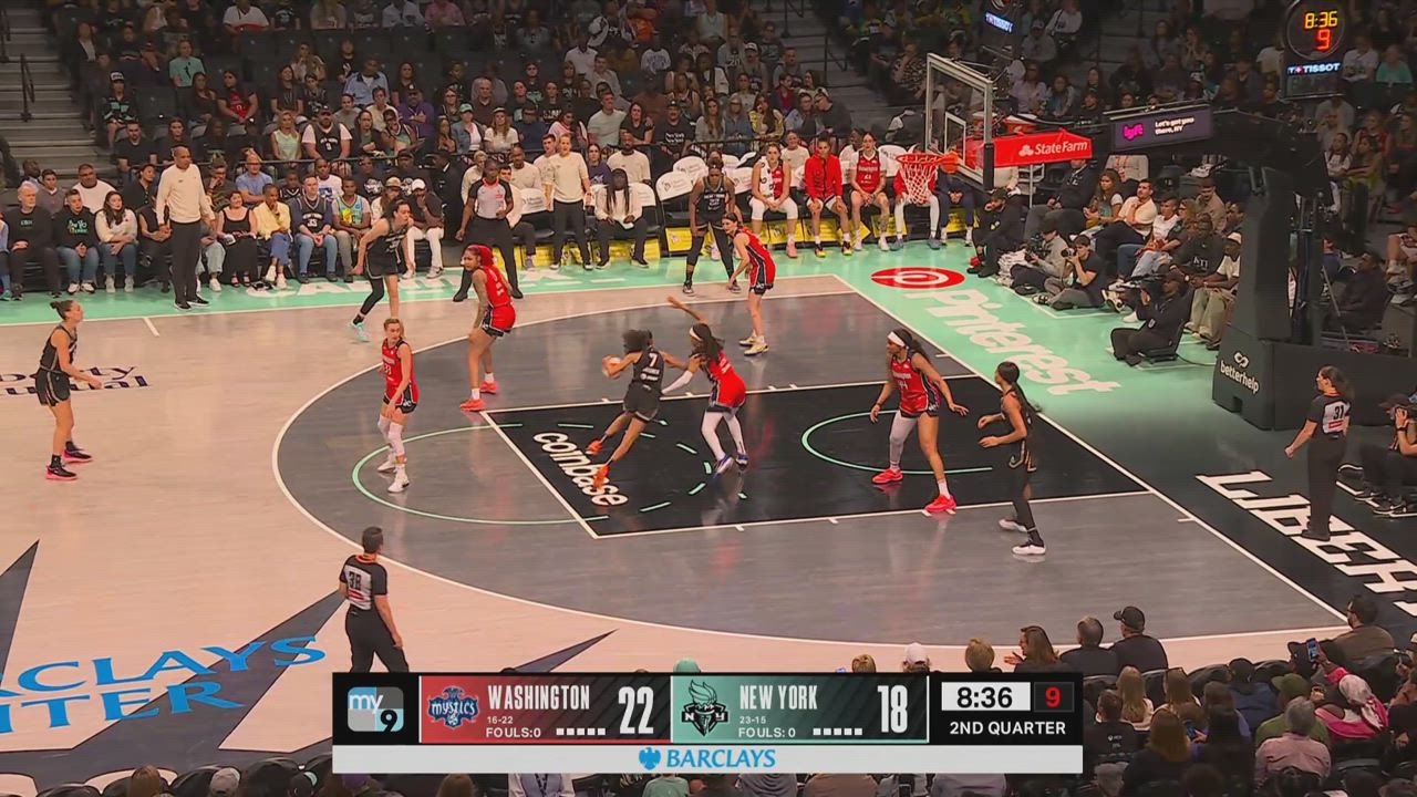 New York Liberty Top Plays vs. Washington Mystics