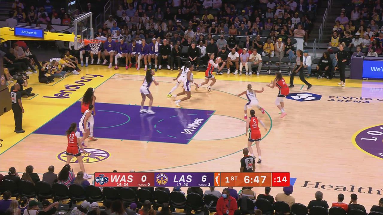 Los Angeles Sparks Top Plays vs. Washington Mystics