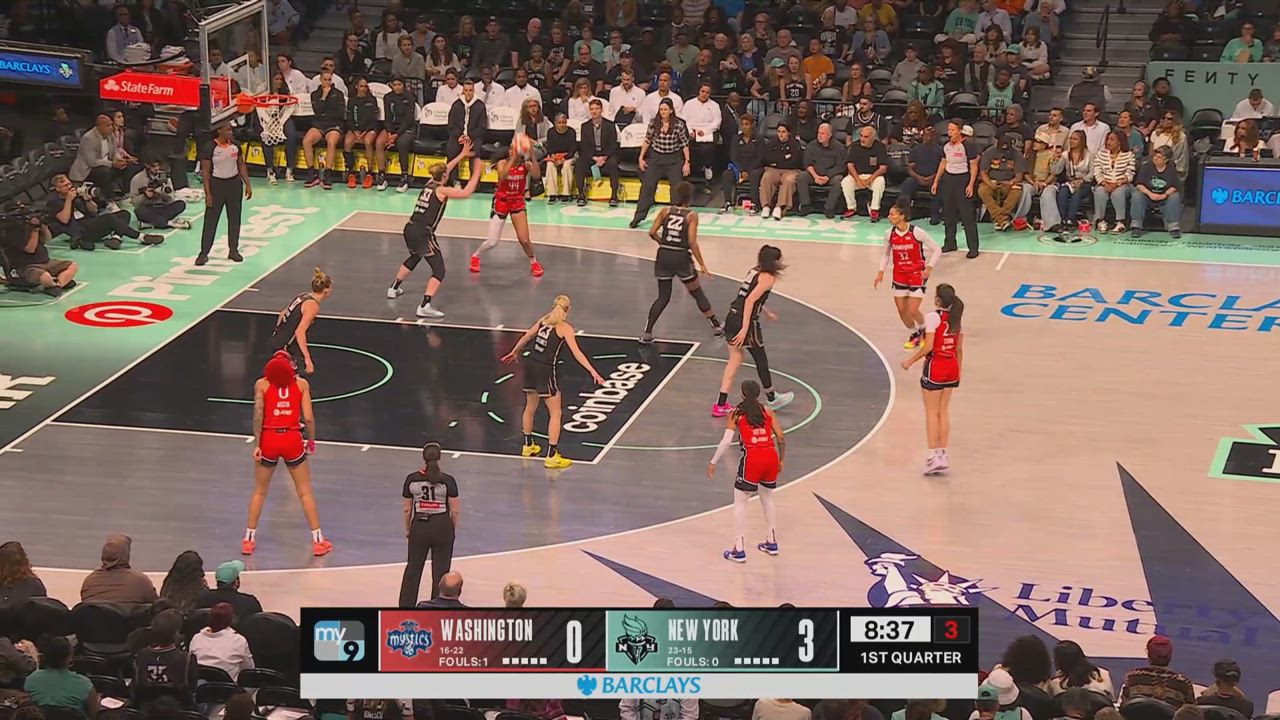 Kiki Iriafen with 16 Points vs. New York Liberty