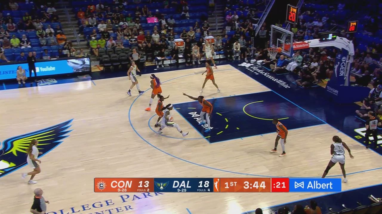 Myisha Hines-Allen with 19 Points vs. Connecticut Sun