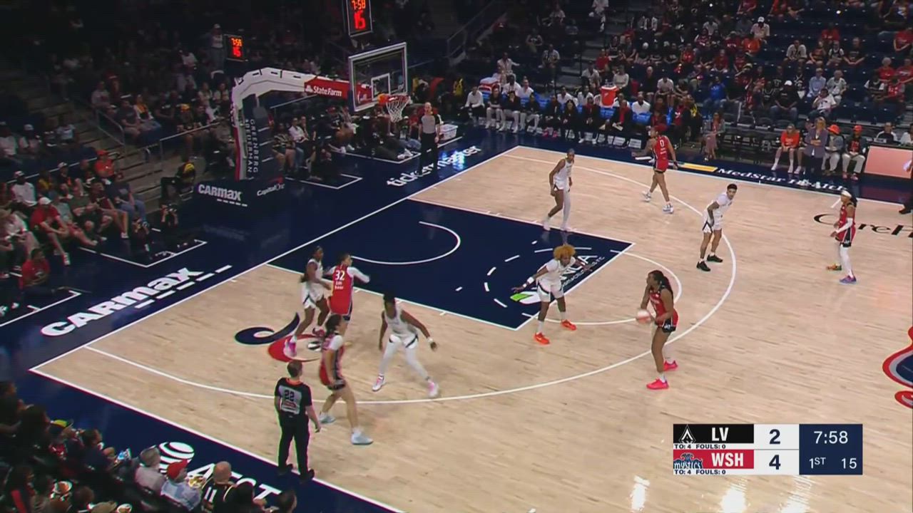 Kiki Iriafen Posts 21 points & 15 rebounds vs. Las Vegas Aces