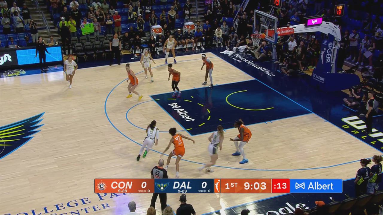 Aziaha James with 22 Points vs. Connecticut Sun