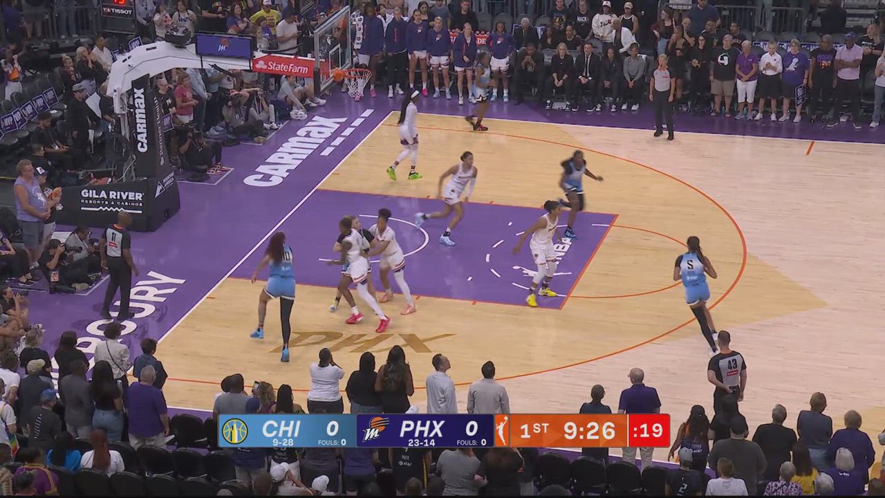 Natasha Mack with 5 Blocks vs. Chicago Sky