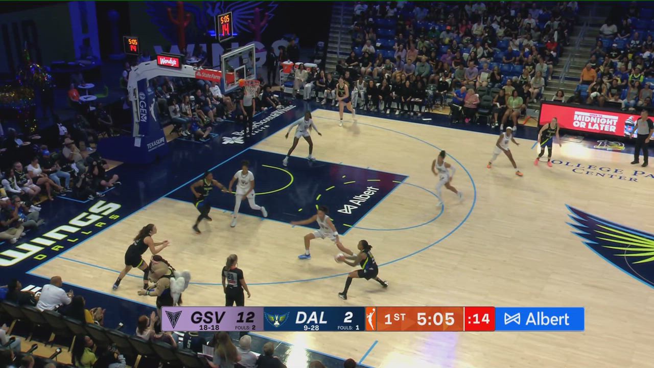 Myisha Hines-Allen with 15 Points vs. Golden State Valkyries