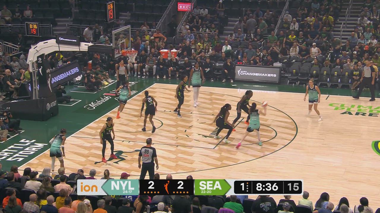 Leonie Fiebich with 21 Points vs. Seattle Storm
