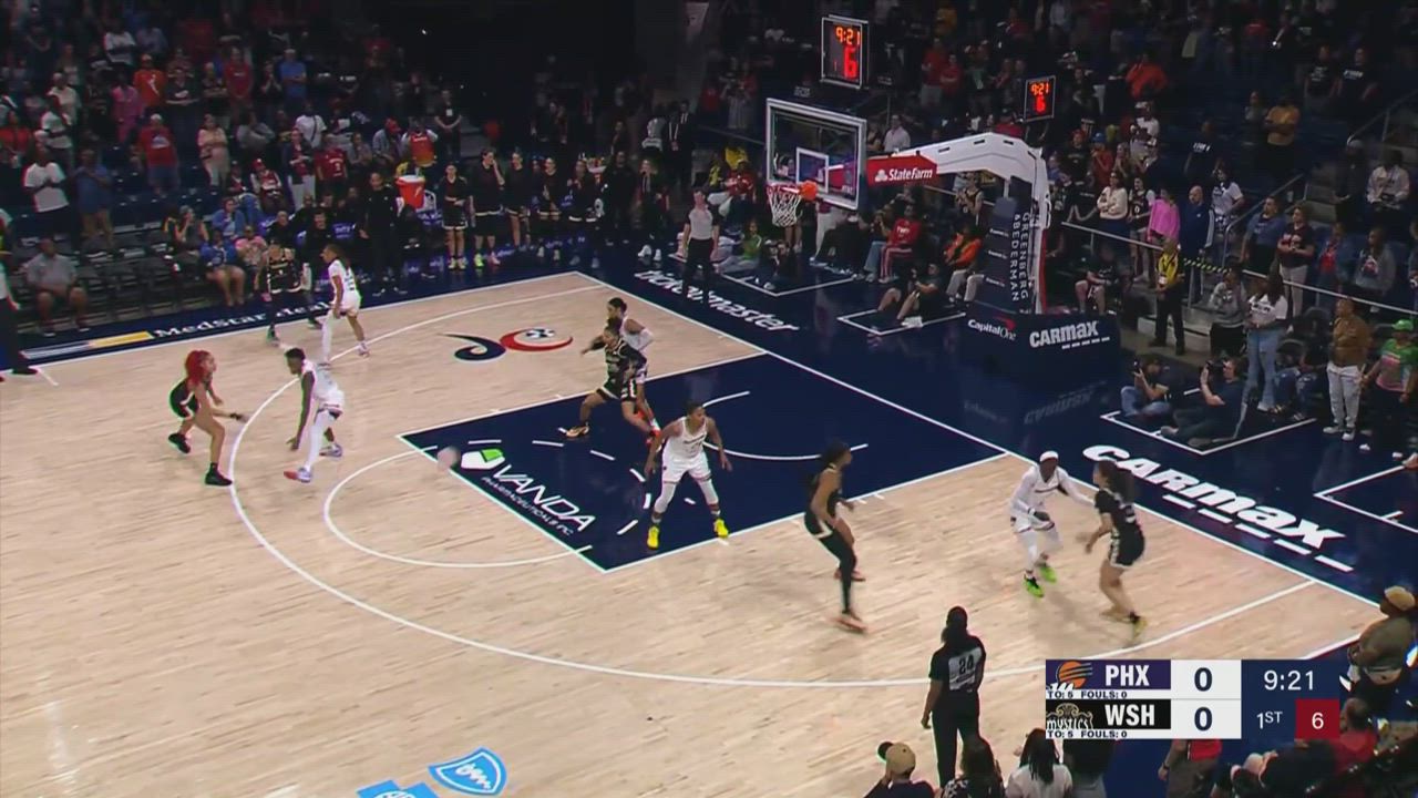 Shakira Austin Posts 15 points & 10 rebounds vs. Phoenix Mercury