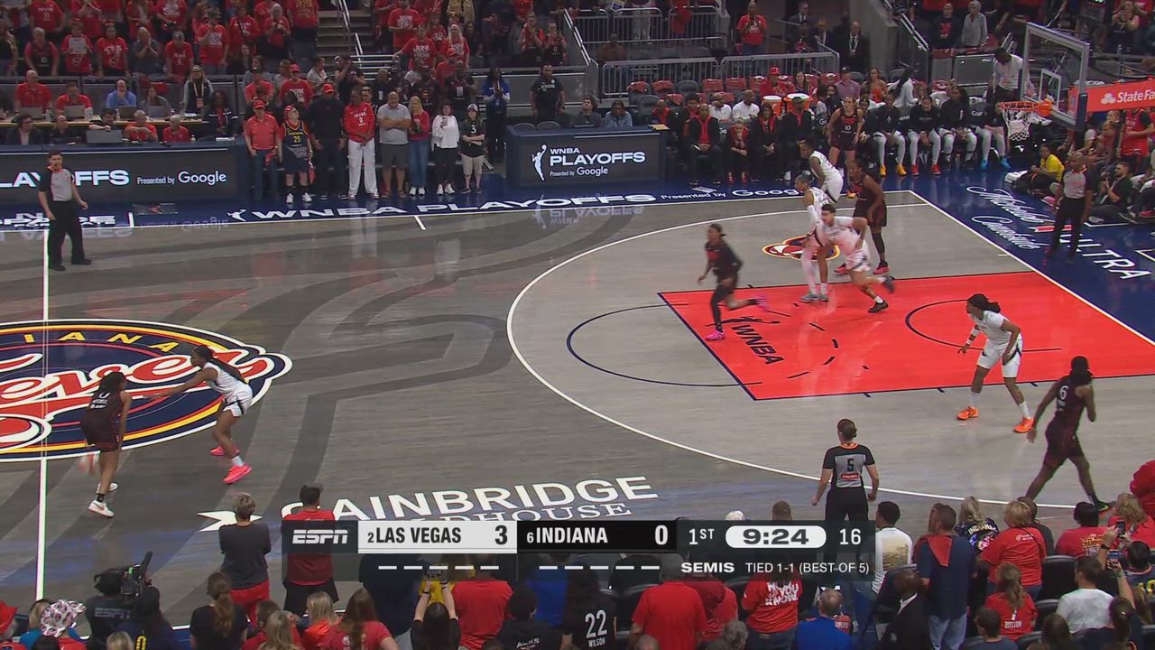 Kelsey Mitchell with 21 Points vs. Las Vegas Aces