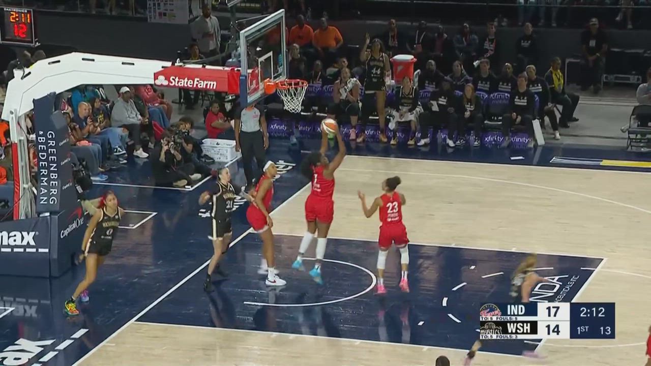 Aerial Powers with 15 Points vs. Washington Mystics