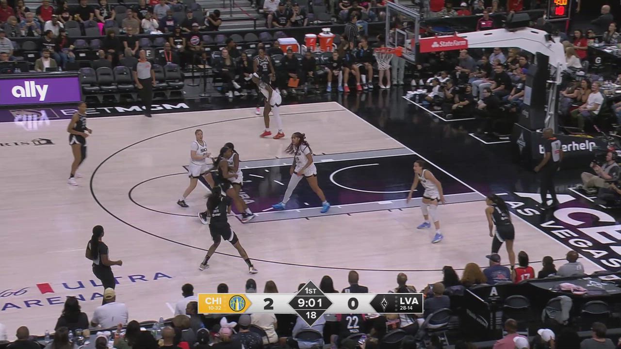 Las Vegas Aces Top Plays vs. Chicago Sky
