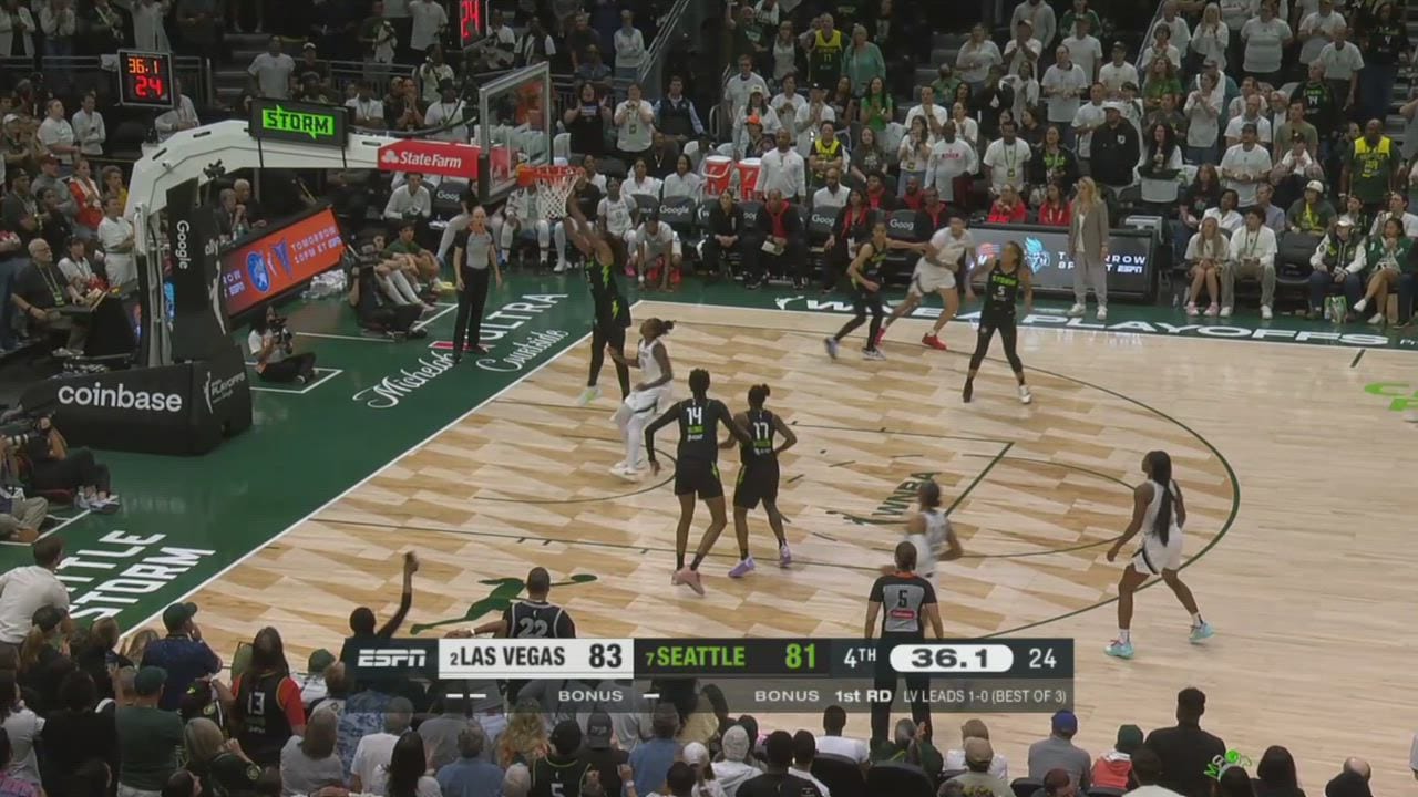 Dominique Malonga with the And-1!