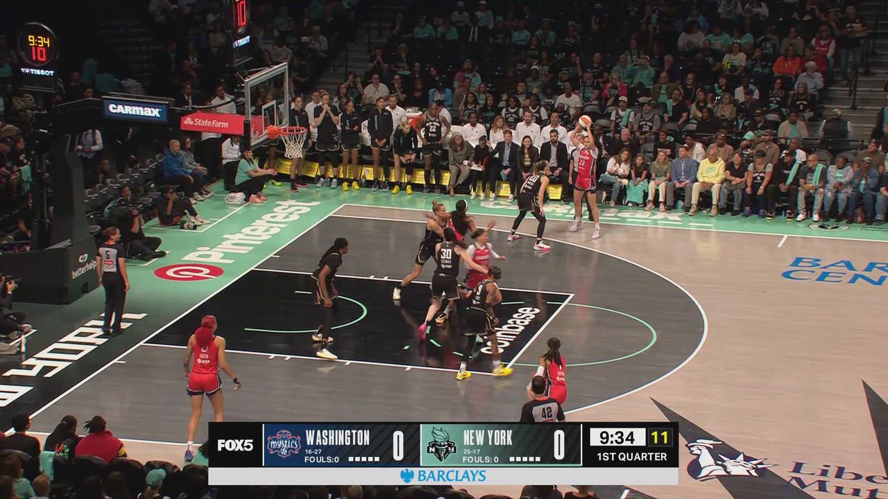 Kiki Iriafen with 16 Points vs. New York Liberty