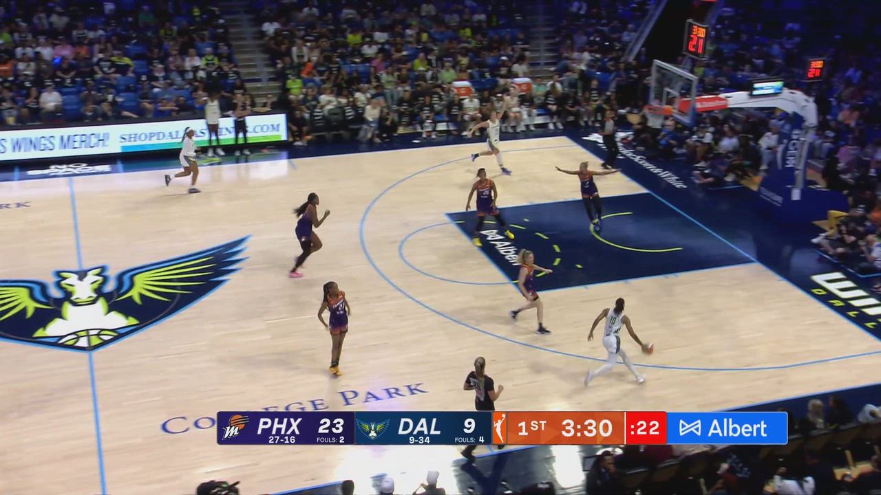 Aziaha James with 20 Points vs. Phoenix Mercury