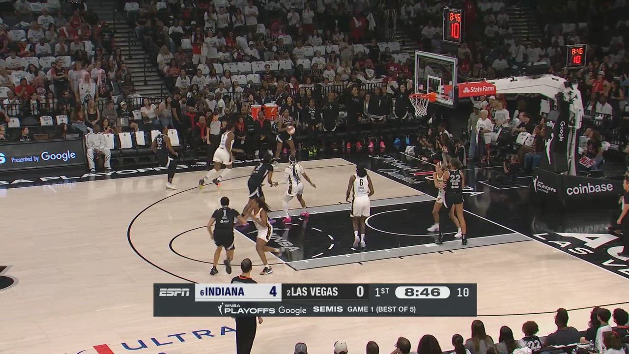 Jackie Young with 19 Points vs. Indiana Fever