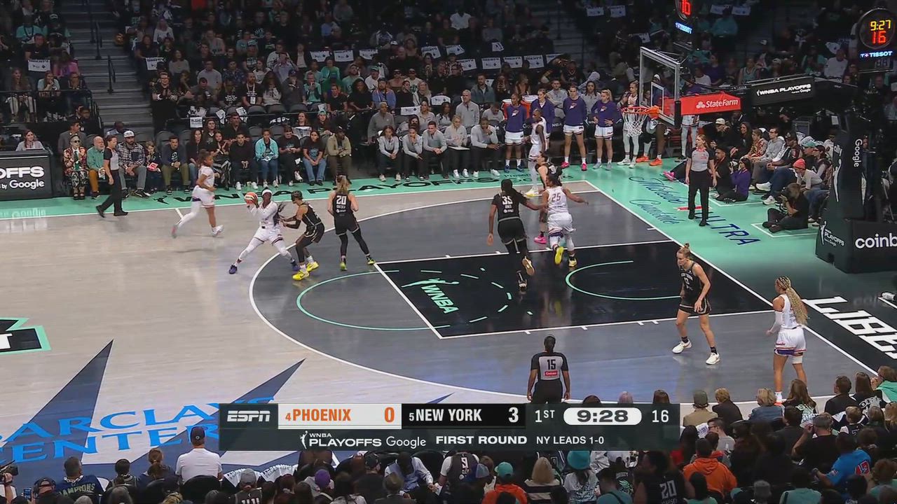 Kahleah Copper with 15 Points vs. New York Liberty