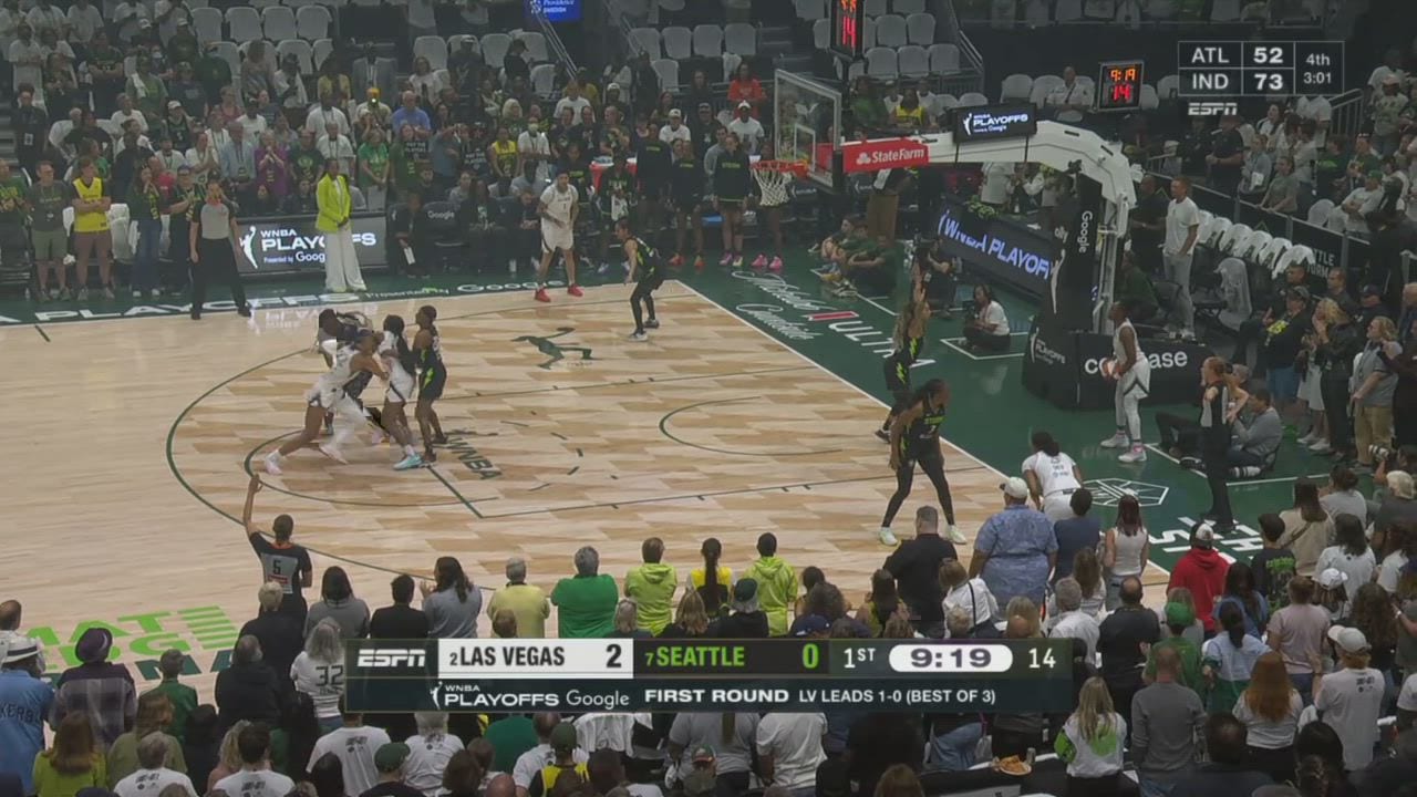 A'ja Wilson with 21 Points vs. Seattle Storm