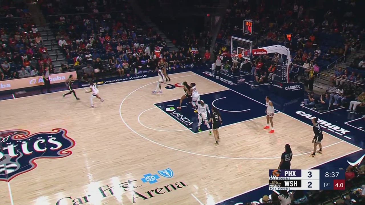 Kiki Iriafen Posts 18 points & 13 rebounds vs. Phoenix Mercury