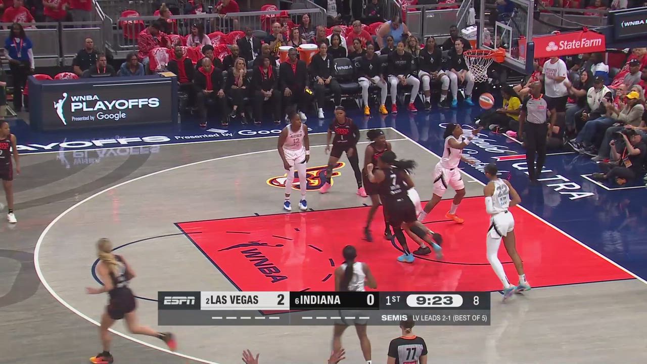 Aliyah Boston Posts 24 points & 14 rebounds vs. Las Vegas Aces