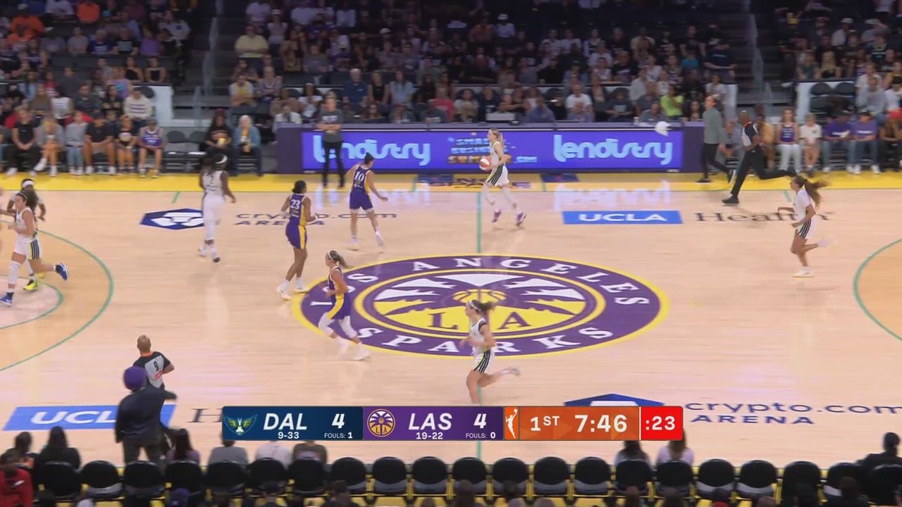 Myisha Hines-Allen with 15 Points vs. Los Angeles Sparks