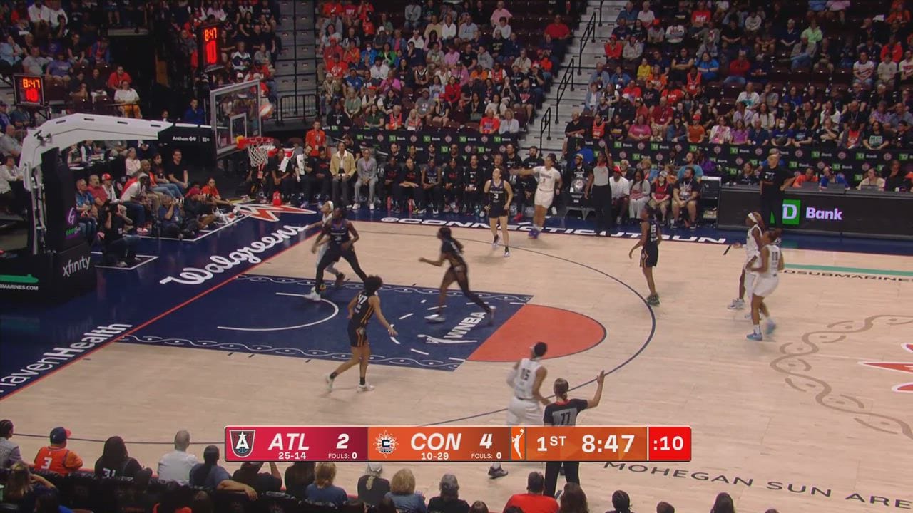 Leïla Lacan with 17 Points vs. Atlanta Dream
