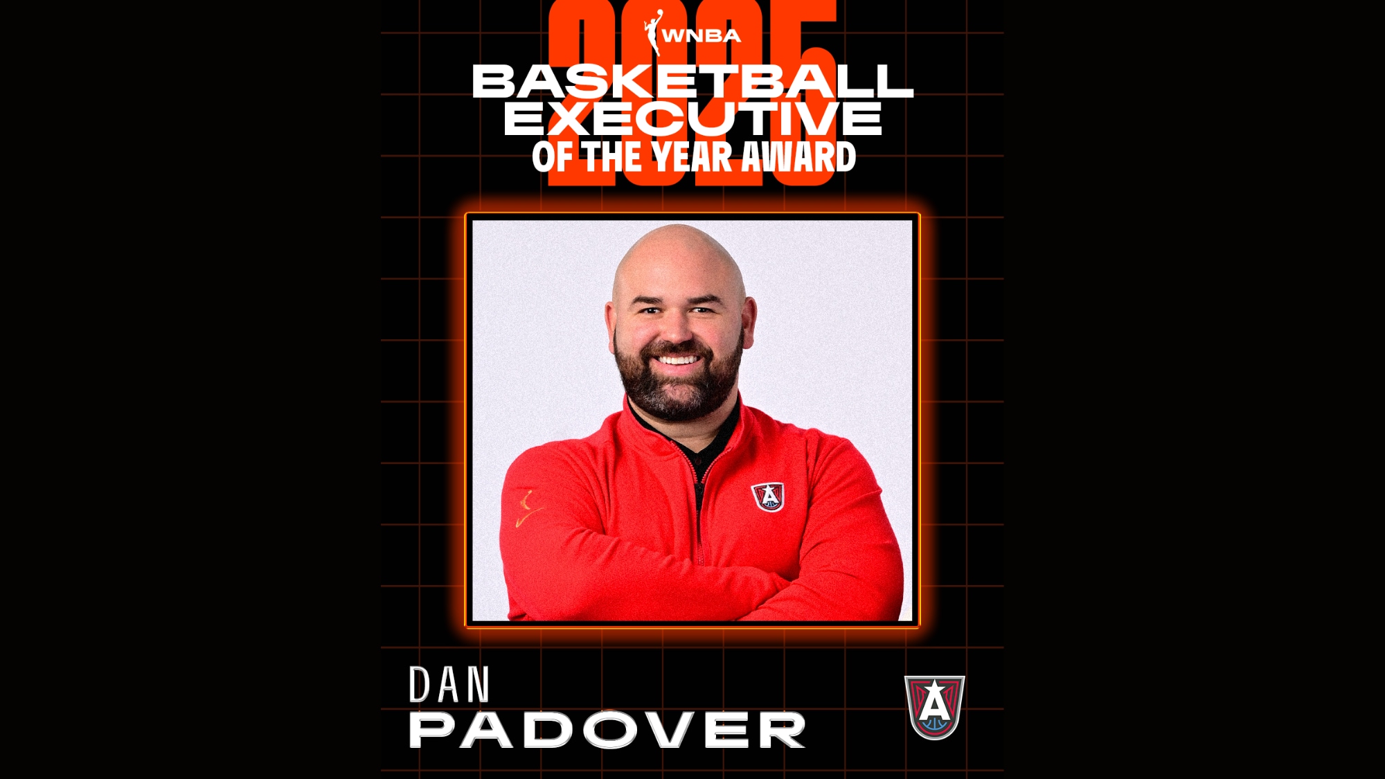 Atlanta Dream's Dan Padover Wins Record Third WNBA Basketball Executive of the Year Award