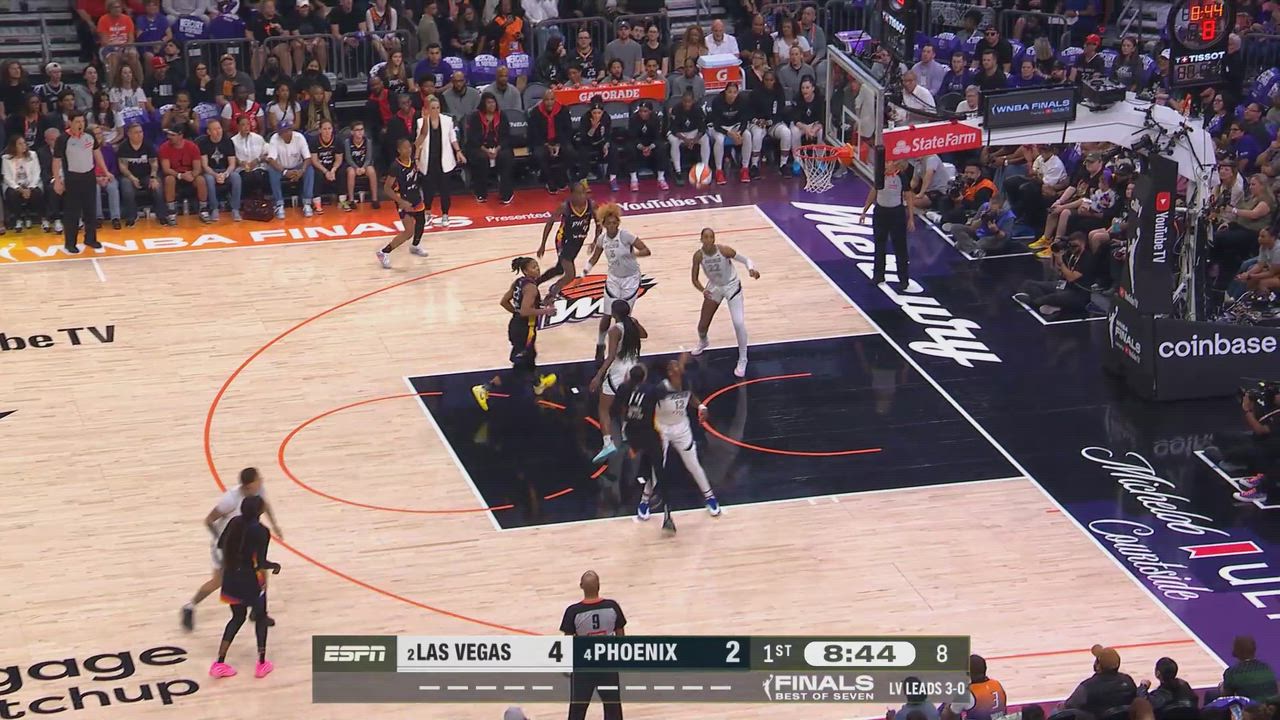 DeWanna Bonner Posts 10 points & 10 rebounds vs. Las Vegas Aces