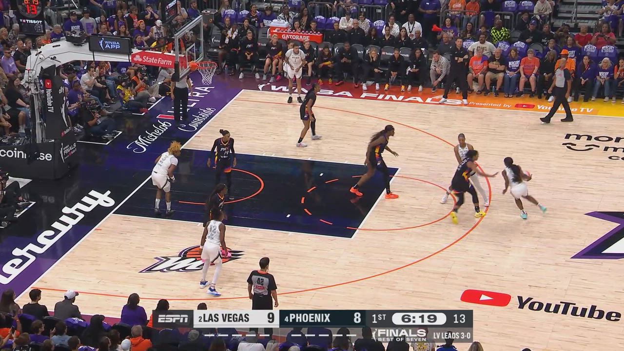 Highlights From Jackie Young 8-Assist Game