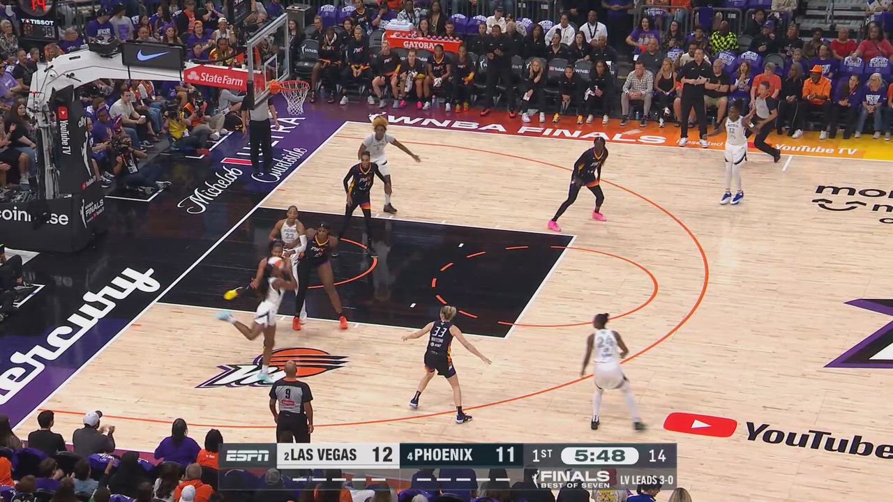 Las Vegas Aces Top Plays vs. Phoenix Mercury