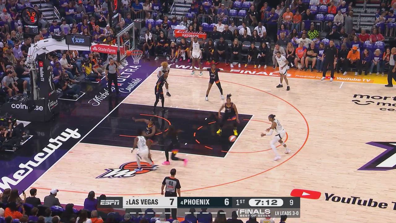 A'ja Wilson with 31 Points vs. Phoenix Mercury