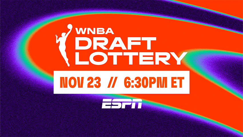 WNBA Draft Lottery 2026 To Take Place Sunday, Nov. 23 on ESPN