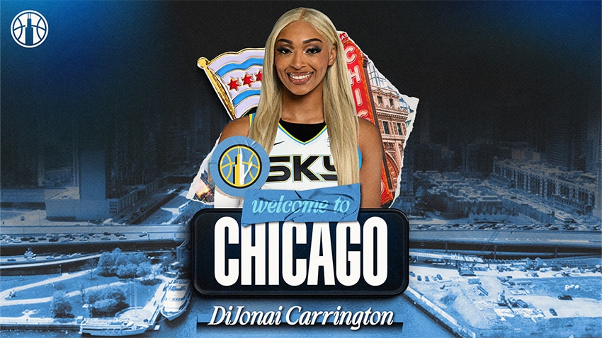 Chicago Sky Sign Guard/Forward DiJonai Carrington