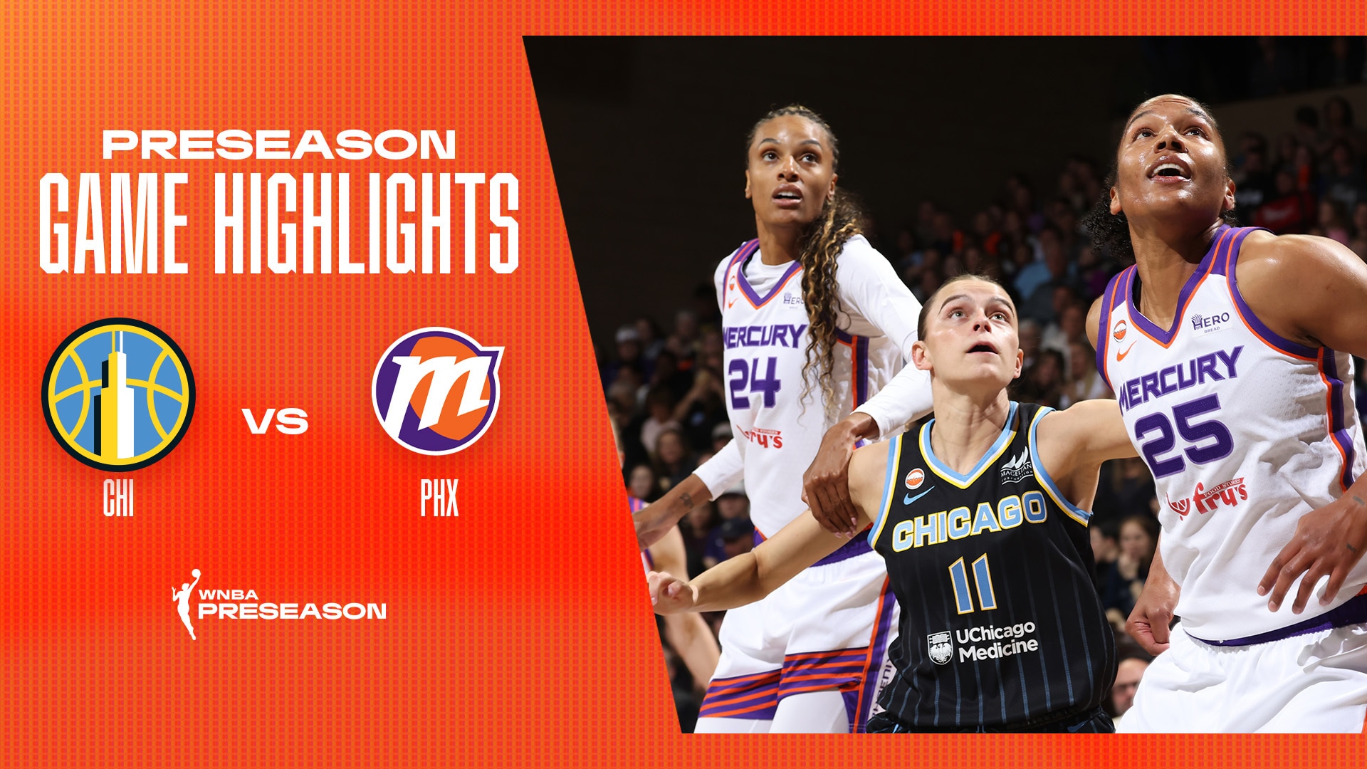Game Highlights: Chicago Sky vs. Phoenix Mercury (4/25/26)