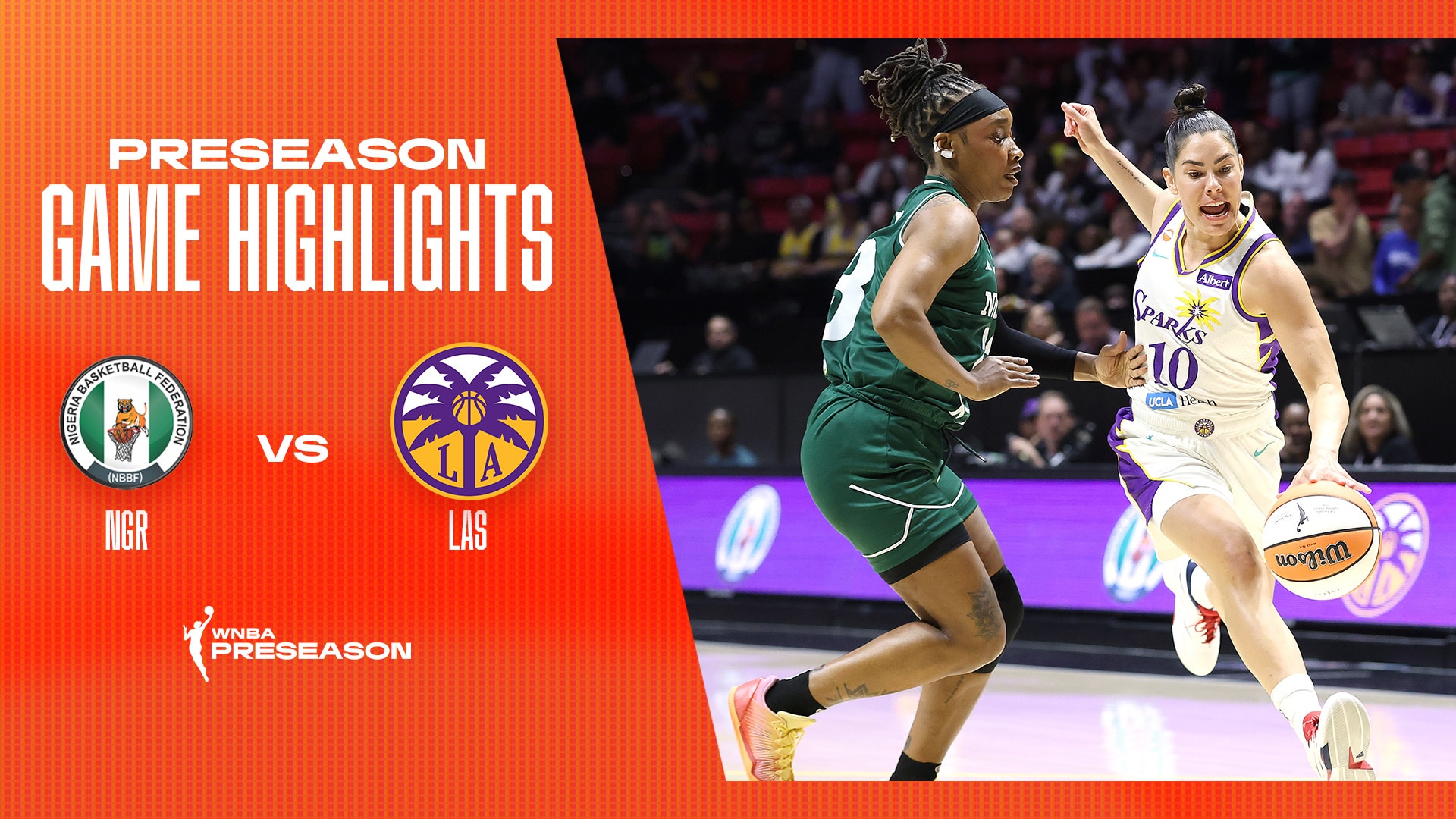 Game Highlights: Nigeria National Team vs. Los Angeles Sparks (4/25/26)