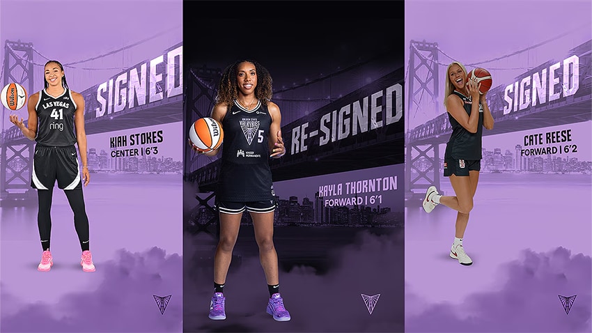 Valkyries Re-Sign All-Star Kayla Thornton And Sign WNBA Champion Kiah Stokes