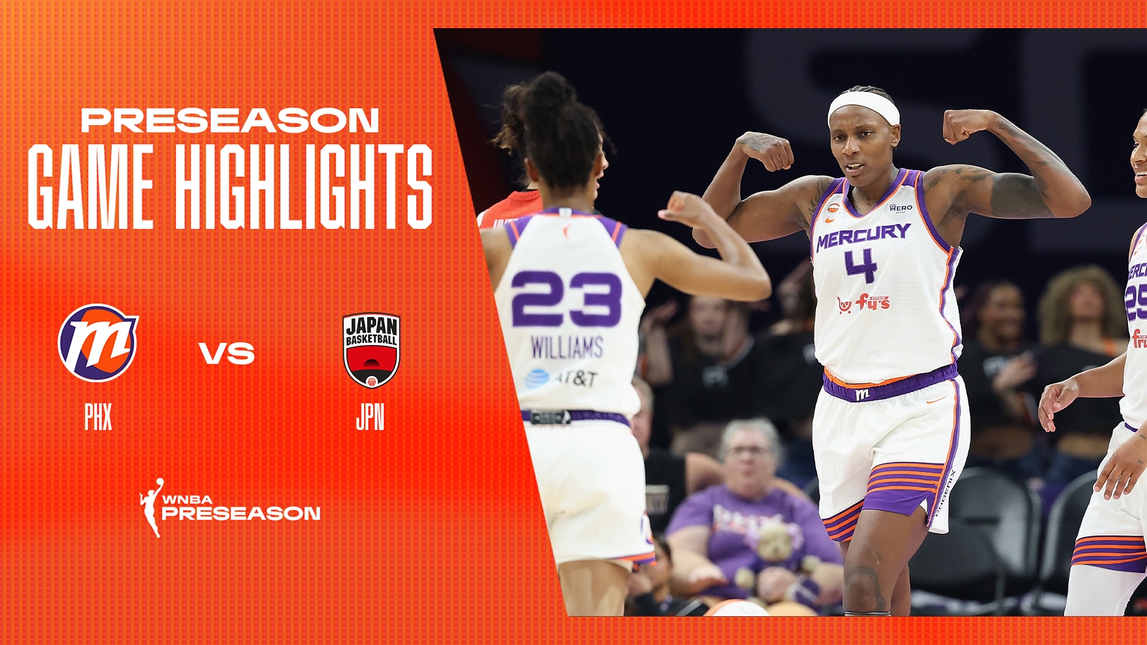 Game Highlights: Japan National Team vs. Phoenix Mercury (4/29/26)