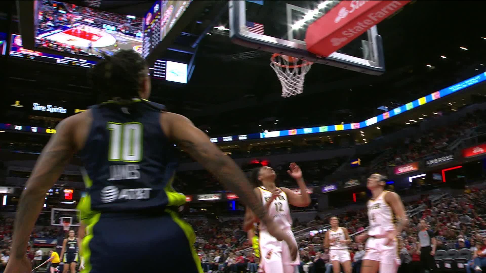 Aziaha James with the must-see play!