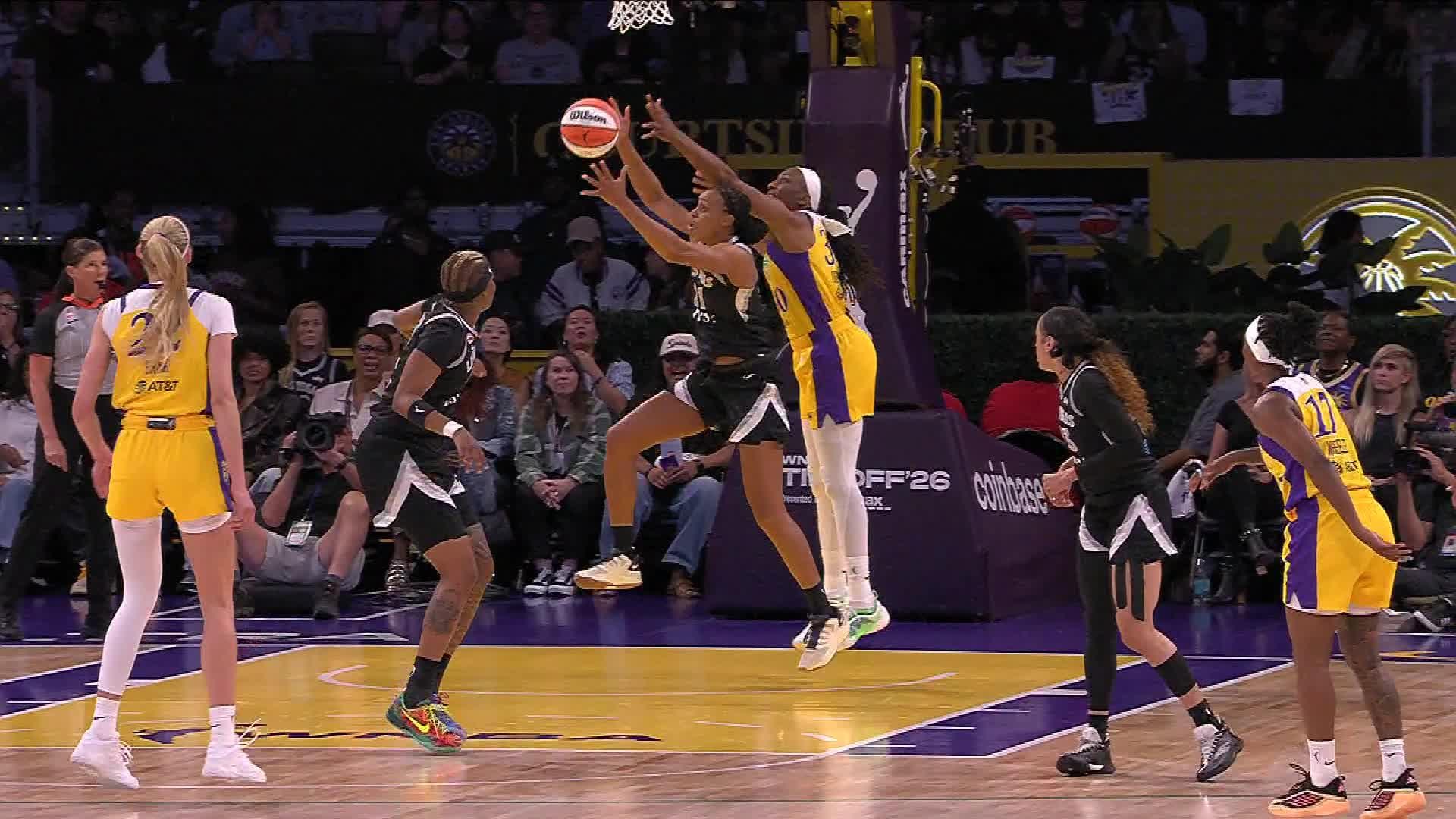 Highlights From Jackie Young 9-Assist Game