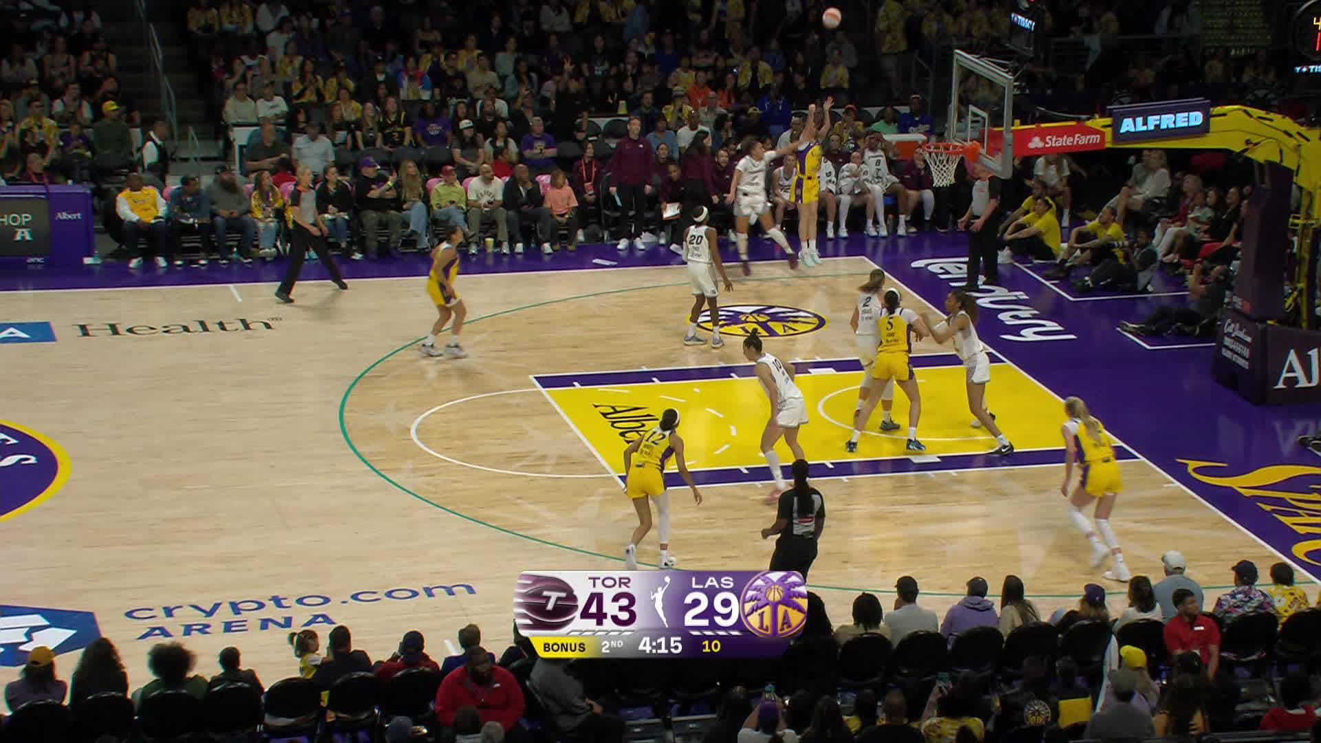 Highlights From Kelsey Plum 7-Assist Game