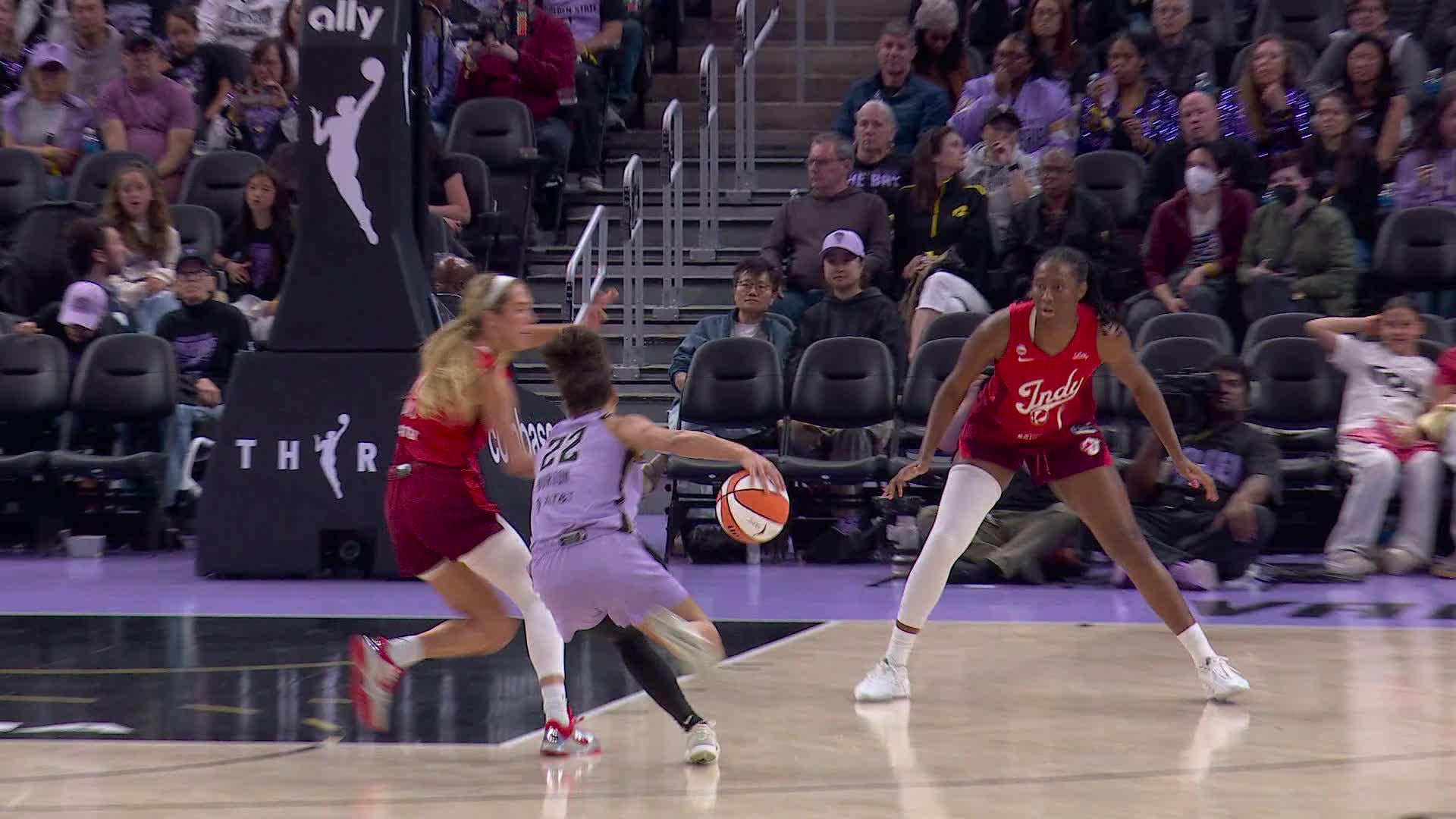A highlight-reel play by Veronica Burton!