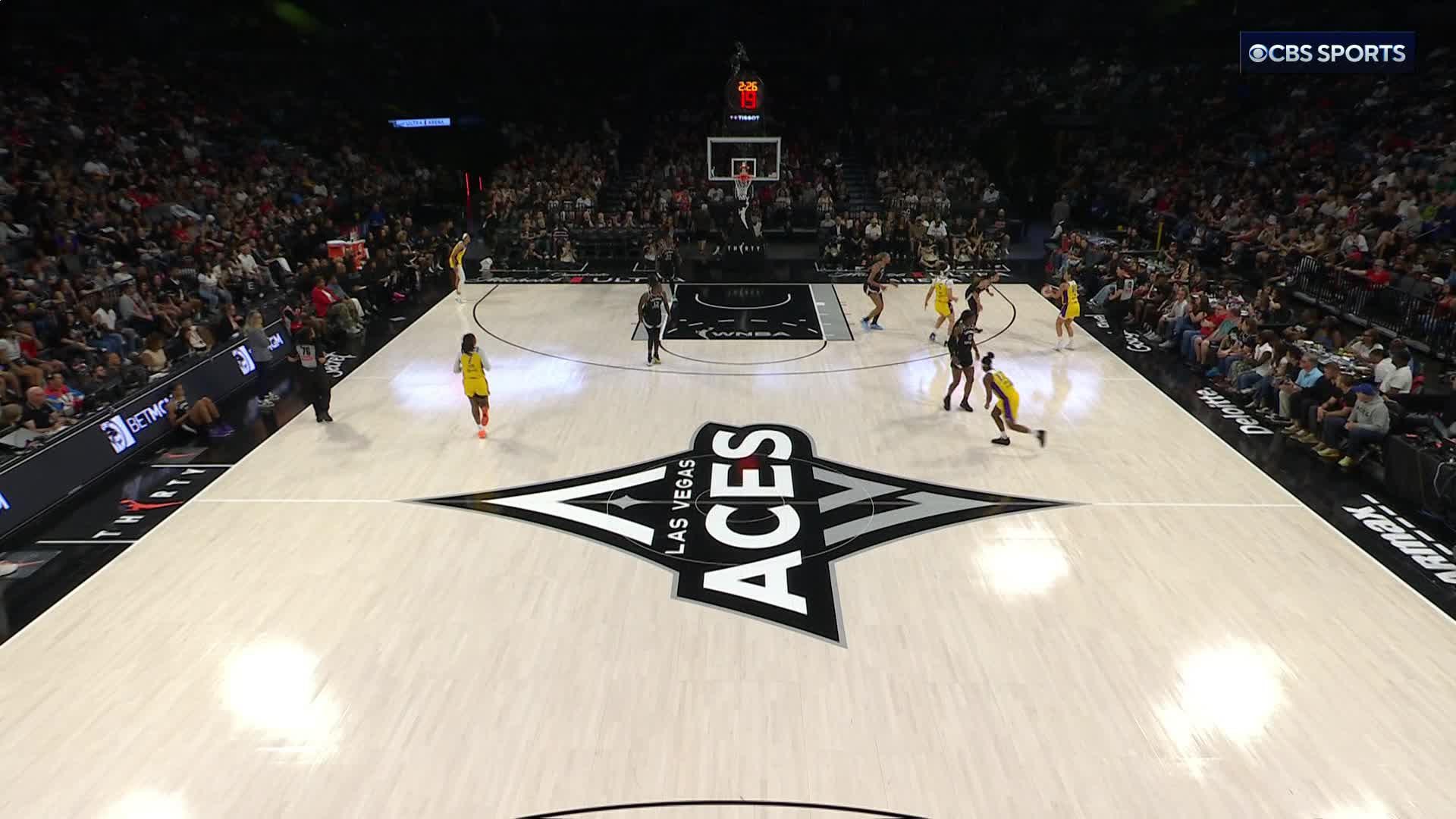 Kelsey Plum with 38 2 Pts, 3 Pts vs. Las Vegas Aces