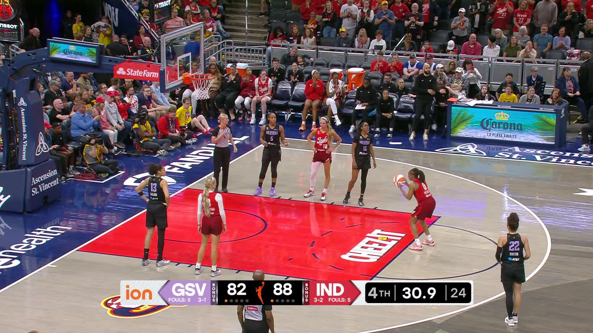 Final 03:30 WILD ENDING Indiana Fever vs. Golden State Valkyries 05/22/2026