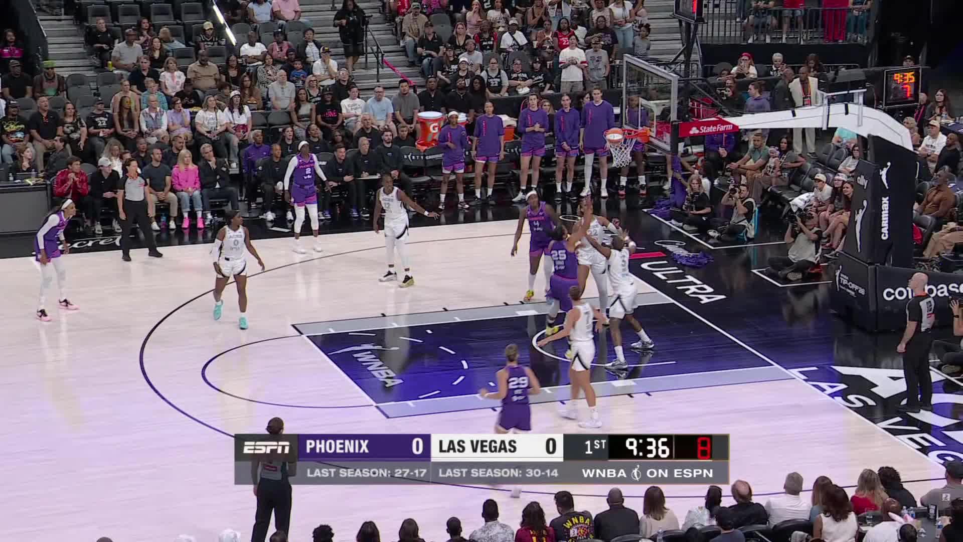 Alyssa Thomas Points Leader in Las Vegas Aces vs. Phoenix Mercury - Top Points