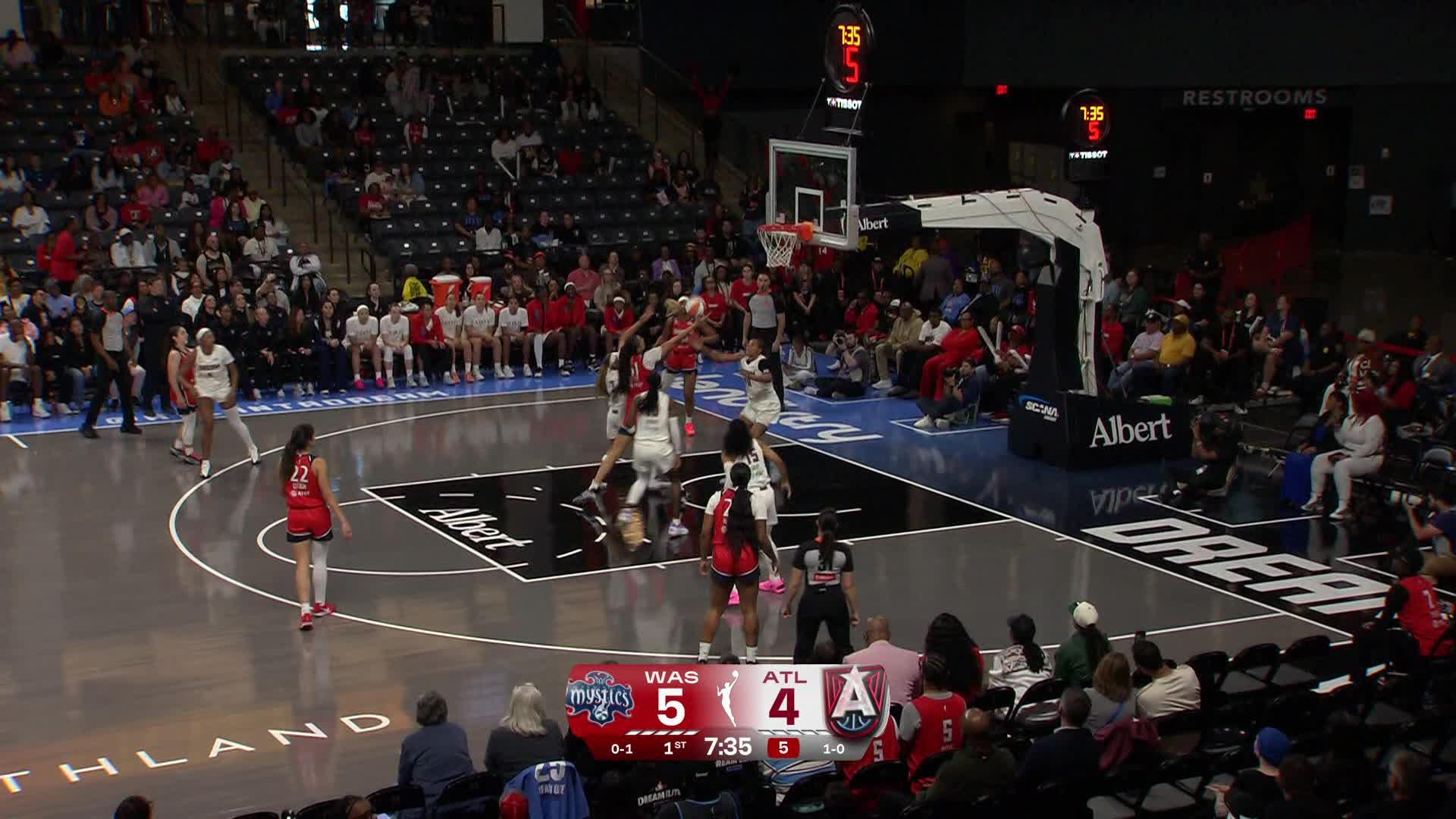 Lauren Betts Points Leader in Atlanta Dream vs. Washington Mystics - Top Points