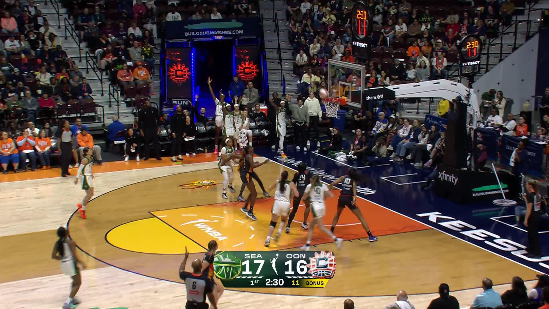 Seattle Storm Top Plays vs. Connecticut Sun