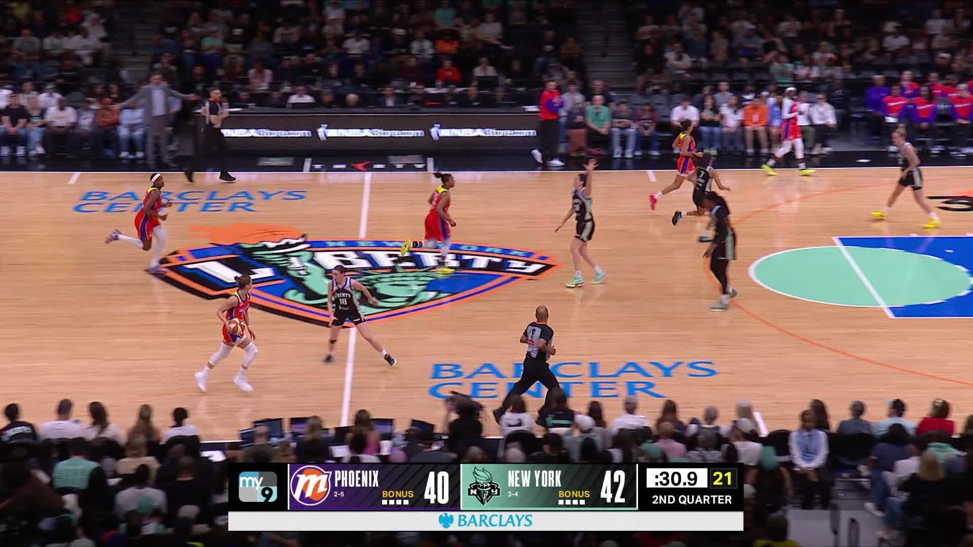 Phoenix Mercury Top Plays vs. New York Liberty