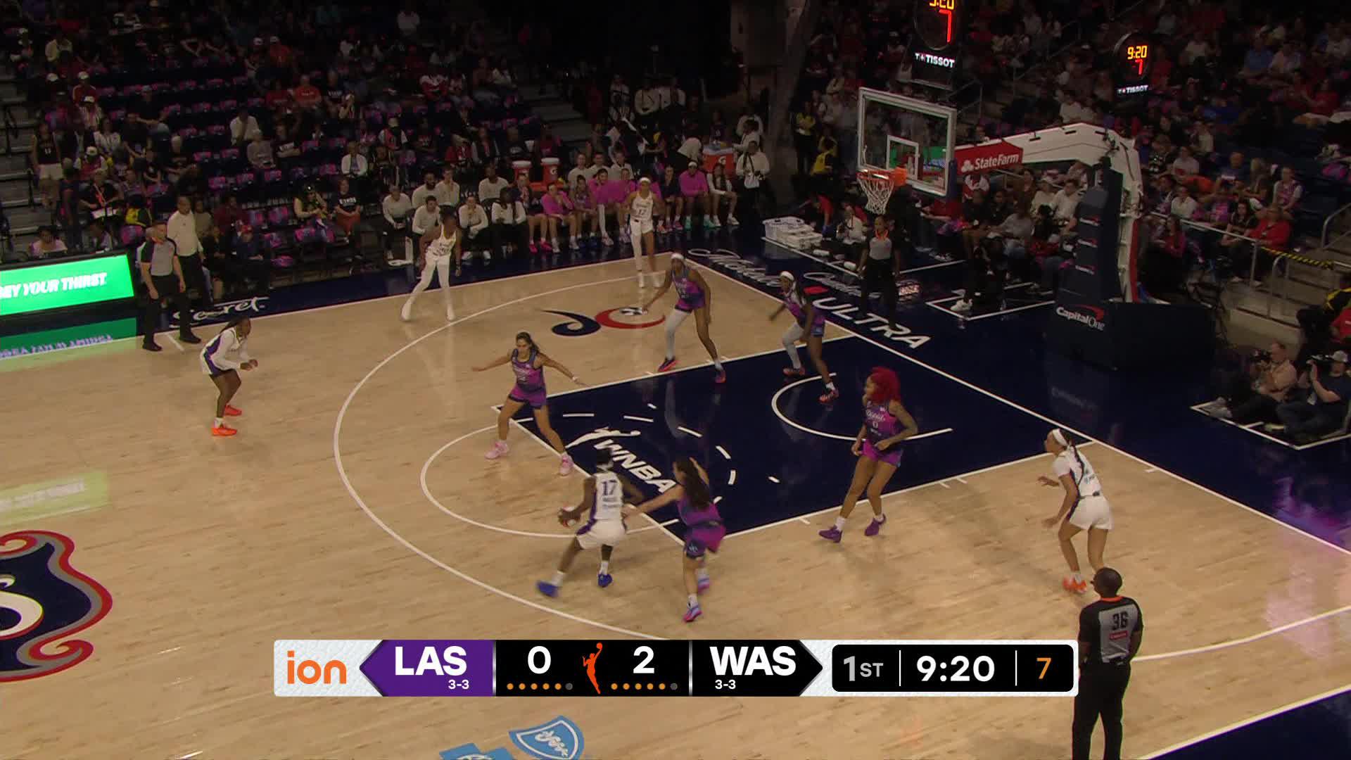 Highlights From Dearica Hamby 9-Assist Game