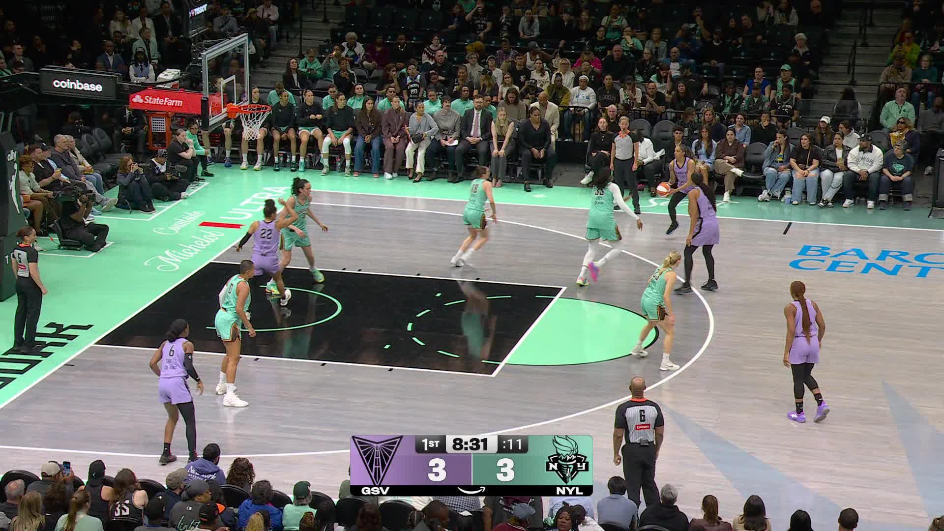 Golden State Valkyries Top Plays vs. New York Liberty