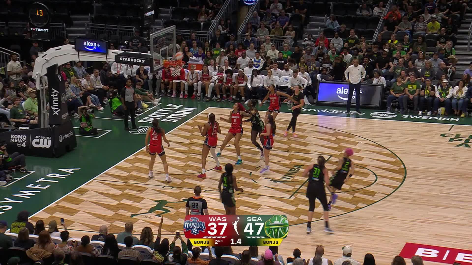 Seattle Storm Top Plays vs. Washington Mystics