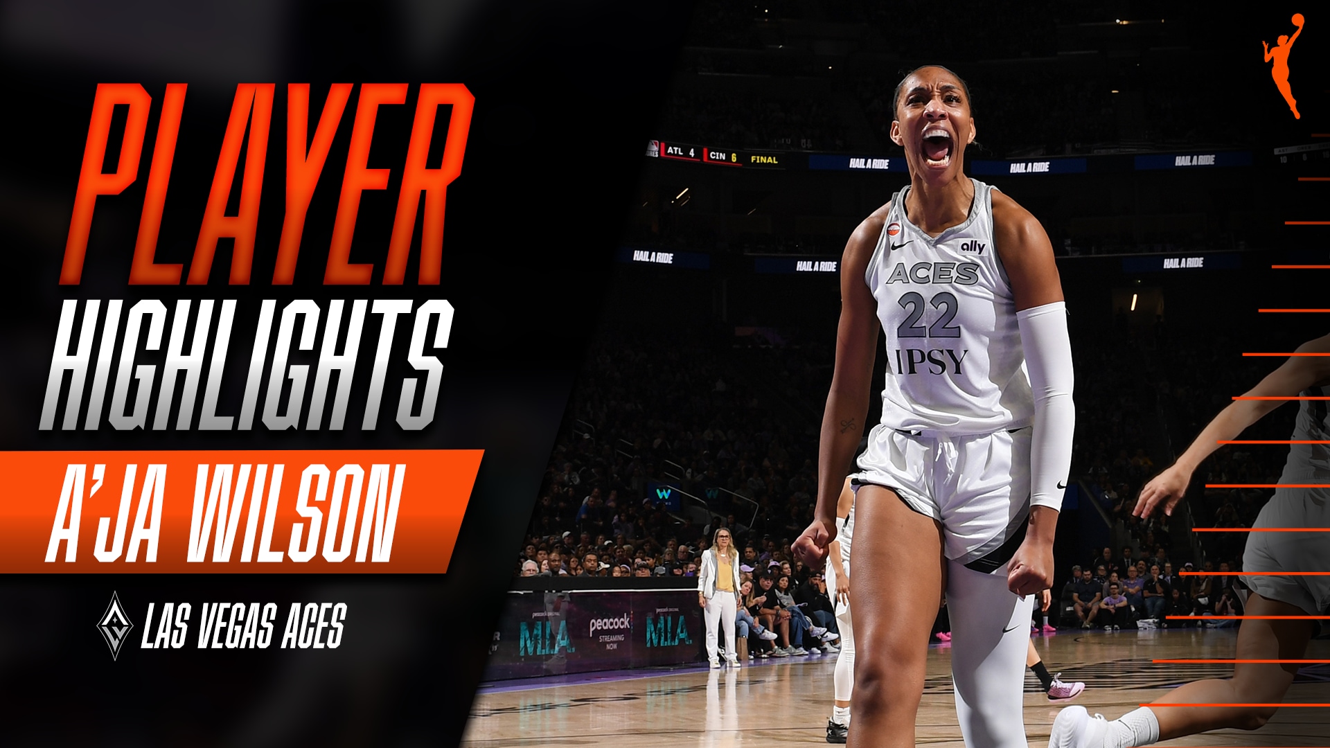 A'ja Wilson with 28 Points vs. Golden State Valkyries