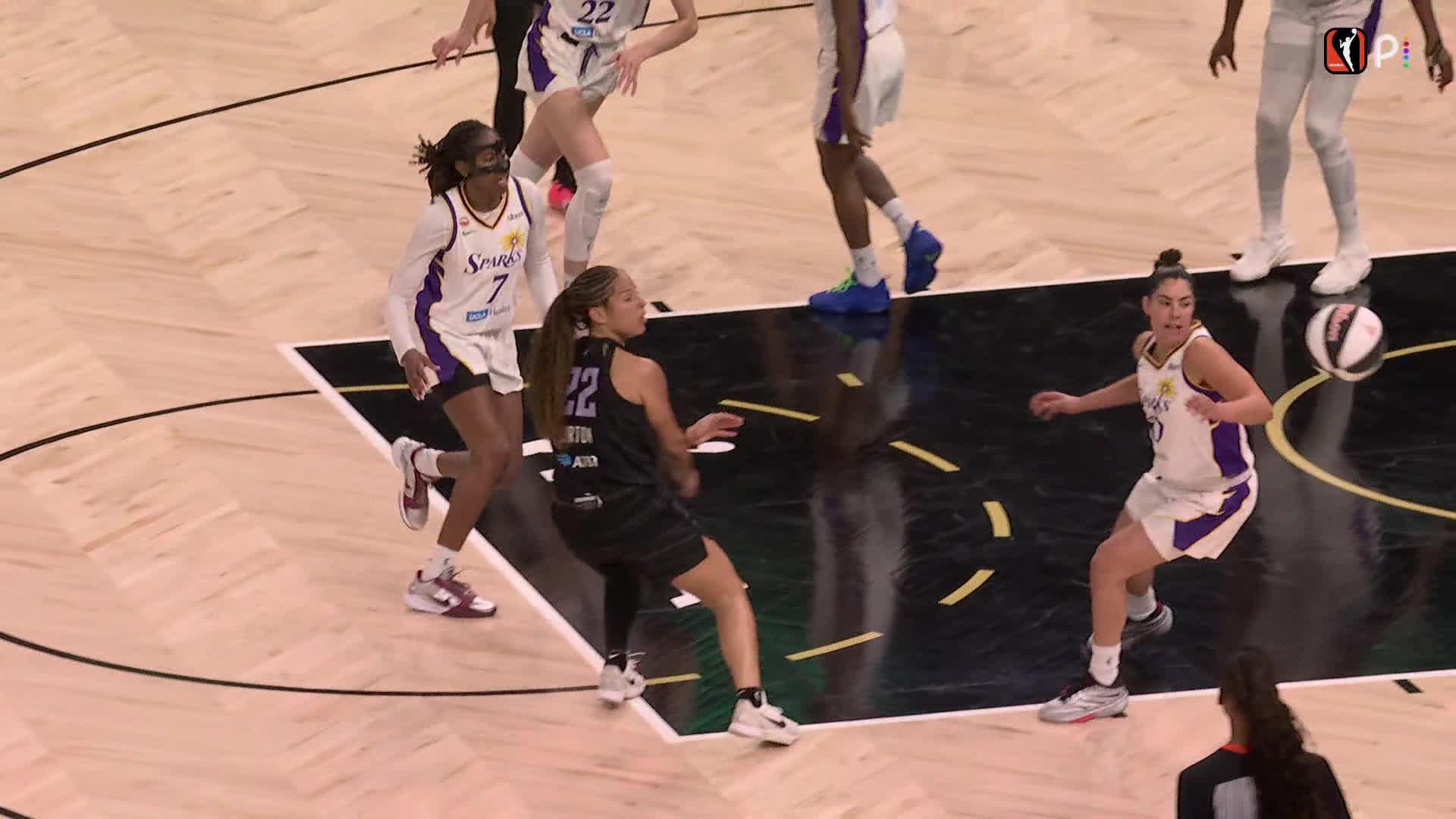 Kaila Charles Points Leader in Golden State Valkyries vs. Los Angeles Sparks - Top Points